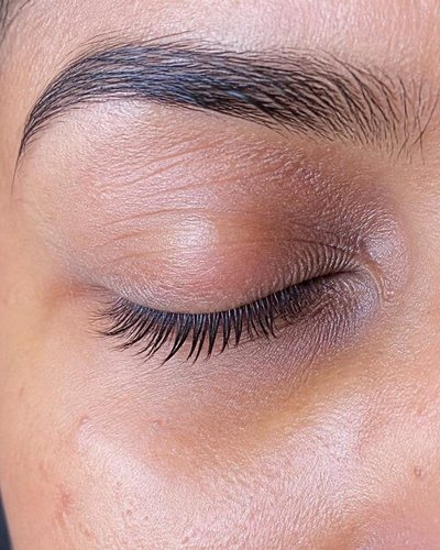 Wimpern nach dem Lifting