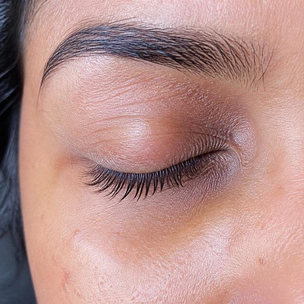 Wimpern nach dem Lifting